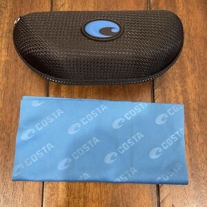 Costa Del Mar Case Zippered Sunglass Hard Case Clamshell Glasses CASE ONLY